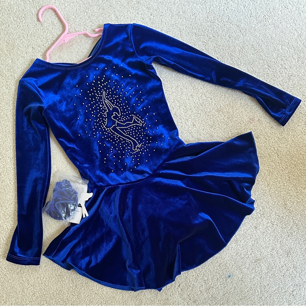 New Girl Figure Skating Dress Girls' Ice Skating Dress Size 10 (5~8T) 120~130cm